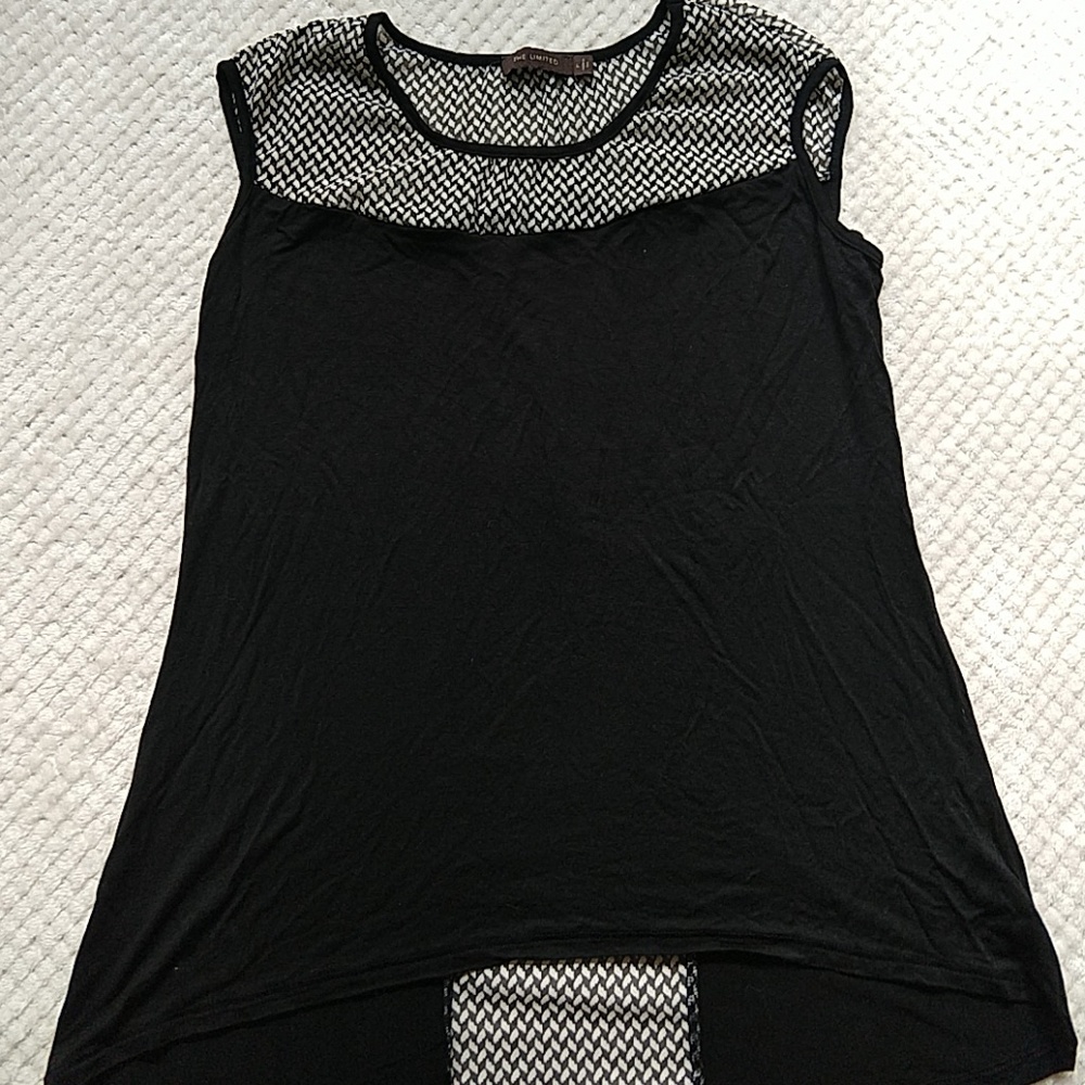 The Limited Chiffon top and back blouse